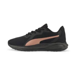 Puma Women's Twitch Runner Trainers Black / Rose Gold