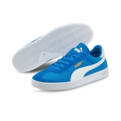 Puma Men's Club NL Trainers Blue / White / Gold -Sportswear Shop 380753 02