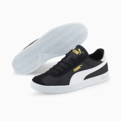Puma Men's Club Nylon Runners Black / White / Gold -Sportswear Shop 38482204 3