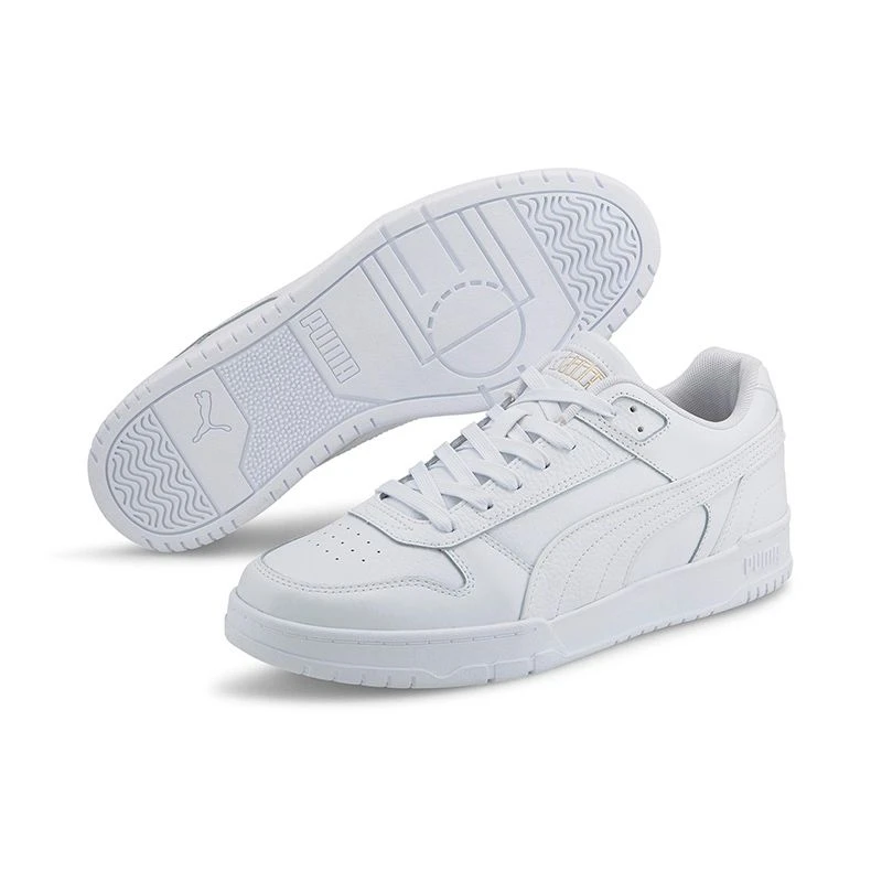 Puma Men's RBD Game Low Sneakers White / Team Gold 3 Puma Men's RBD Game Low Sneakers White / Team Gold - Image 3