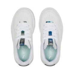 Puma Kids' Karmen Rebelle Night Out Junior Sneakers White / Light Aqua -Sportswear Shop 387909 01 sv04