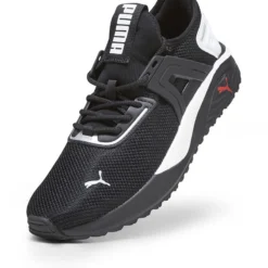 Puma Pacer 23 Men's Running Shoes Black / Red / White -Sportswear Shop 393465 01 sv04