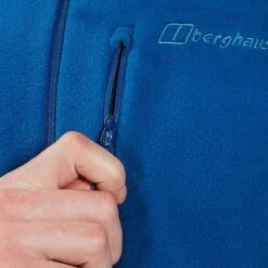 Berghaus Men's Prism Micro Polertec Half Zip Fleece Blue -Sportswear Shop 4 22257ltb w2