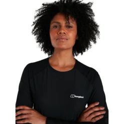 Berghaus Women's 24/7 Long Sleeve Crew Base Layer Black -Sportswear Shop 4 a001069bp6 e1