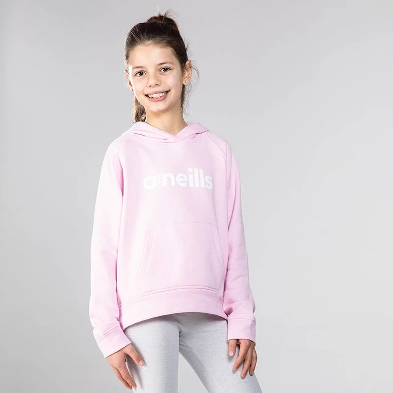 Kids' Emily Fleece Pullover Hoodie Pink 1 Kids' Emily Fleece Pullover Hoodie Pink