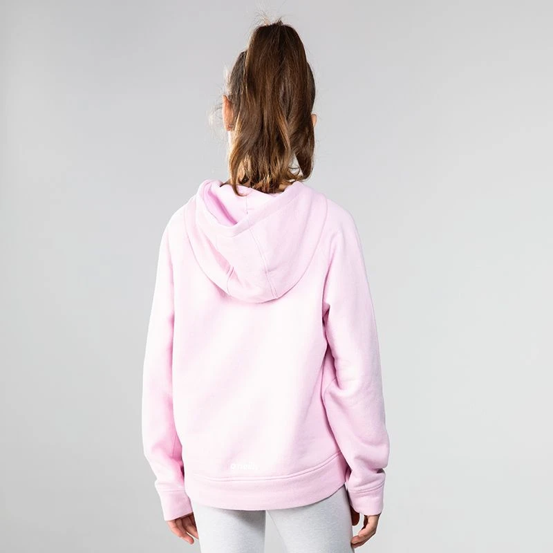 Kids' Emily Fleece Pullover Hoodie Pink 2 Kids' Emily Fleece Pullover Hoodie Pink - Image 2