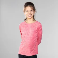 Kids' Madison Long Sleeve T-Shirt Pink