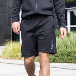 Men's Nathan Technical Fleece Shorts Black / Silver