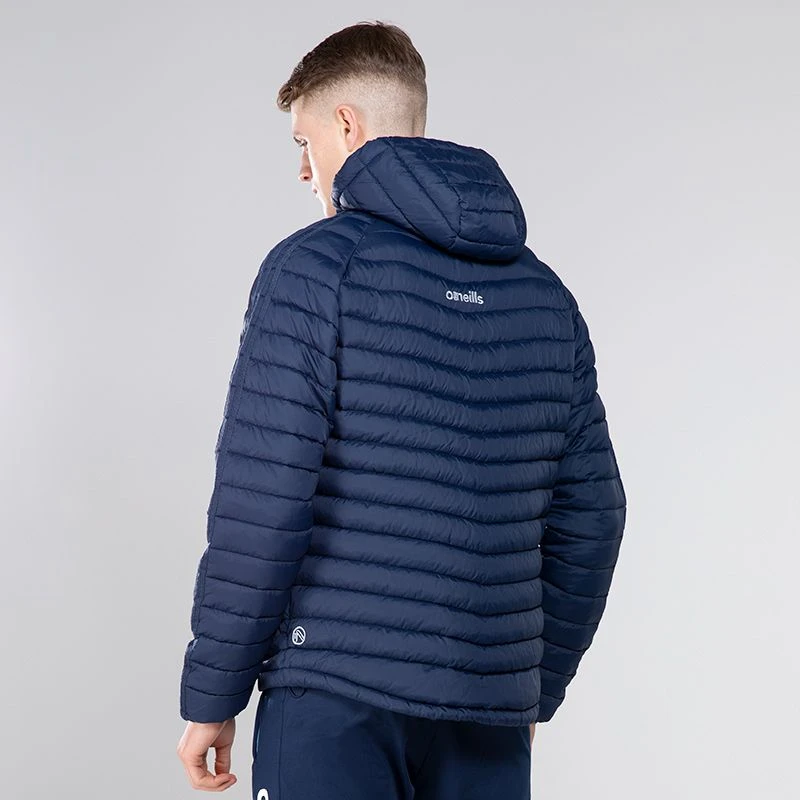 Men's Peru Hooded Padded Jacket Marine 3 Men's Peru Hooded Padded Jacket Marine - Image 3