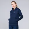 Women's Carrie Fleece Pullover Hoodie Marine / Blue / White