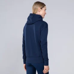 Women's Carrie Fleece Pullover Hoodie Marine / Blue / White -Sportswear Shop 4t5a1429