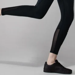 Women's Anya 7/8 Length Leggings Black / Pink -Sportswear Shop 4t5a1668