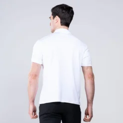 Men's Pima Cotton Polo Shirt White -Sportswear Shop 4t5a3132