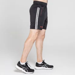 Men's Dolmen Training Shorts Black / Red / White