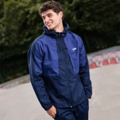 Men's Rio Hooded Rain Jacket Marine / Royal -Sportswear Shop 4t5a8286 1