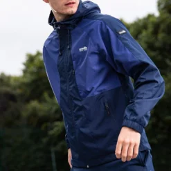 Men's Rio Hooded Rain Jacket Marine / Royal -Sportswear Shop 4t5a8294 1