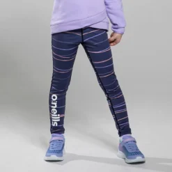 Kids' Rosie Leggings Purple / Orange / White