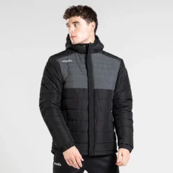 Men's Wallace Hooded Padded Jacket Black