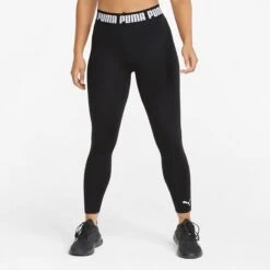 Sportswear Shop 18 Puma Women's Strong High Waisted Training Leggings Black
