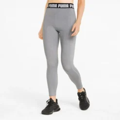 Puma Women's Strong High Waisted Training Leggings Griffin Heather