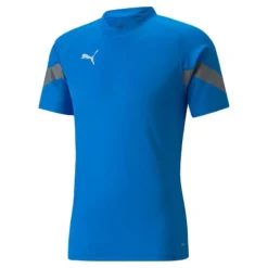 Puma Men's TeamFINAL Training Jersey Electric Blue Lemonade / Smoked Pearl / Silver -Sportswear Shop 657379 02
