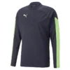 Puma Men's Individual 1/4 Zip Top Paris Night / Fizzy