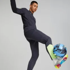 Puma Men's Individual 1/4 Zip Top Paris Night / Fizzy -Sportswear Shop 658039 47 mod03