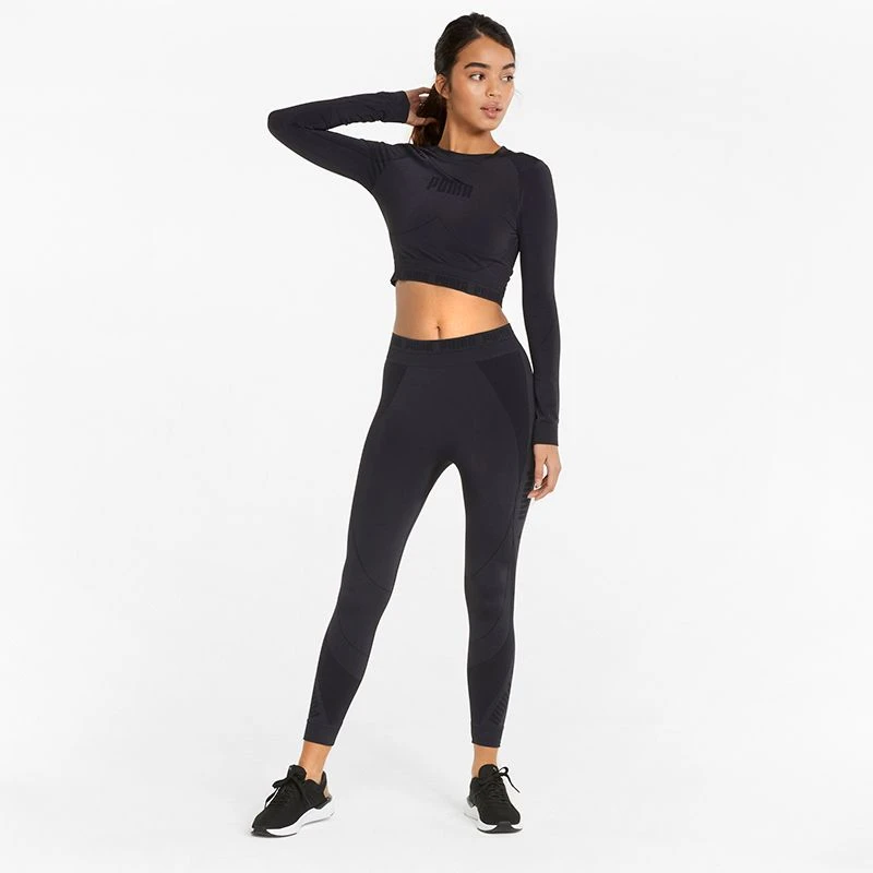 Puma Women's Evoknit High-Waist 7/8 Leggings Black 1 Puma Women's Evoknit High-Waist 7/8 Leggings Black