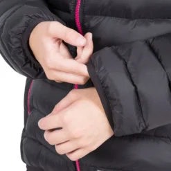 Trespass Women's Abigail Jacket Black / Cassis 12 Trespass Women's Abigail Jacket Black / Cassis -Sportswear Shop abigail faclcatr0001 blk m05