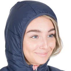 Trespass Women's Abigail Jacket Navy / Dusty Rose -Sportswear Shop abigail faclcatr0001 na1 m04