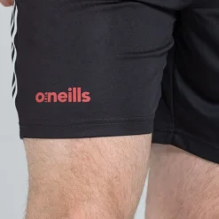 Men's Dolmen Training Shorts Black / Red / White -Sportswear Shop am3a0066