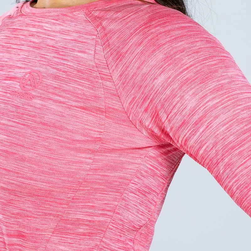Women's Madison Long Sleeve T-Shirt Pink 4 Women's Madison Long Sleeve T-Shirt Pink - Image 4