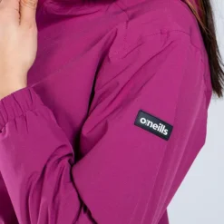 Women's Madison Hooded Rain Jacket Purple / Silver -Sportswear Shop am3a0100