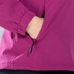 Women's Madison Hooded Rain Jacket Purple / Silver -Sportswear Shop am3a0103