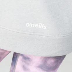 Kids' Emily Fleece Pullover Hoodie Grey / Pink -Sportswear Shop am3a0197