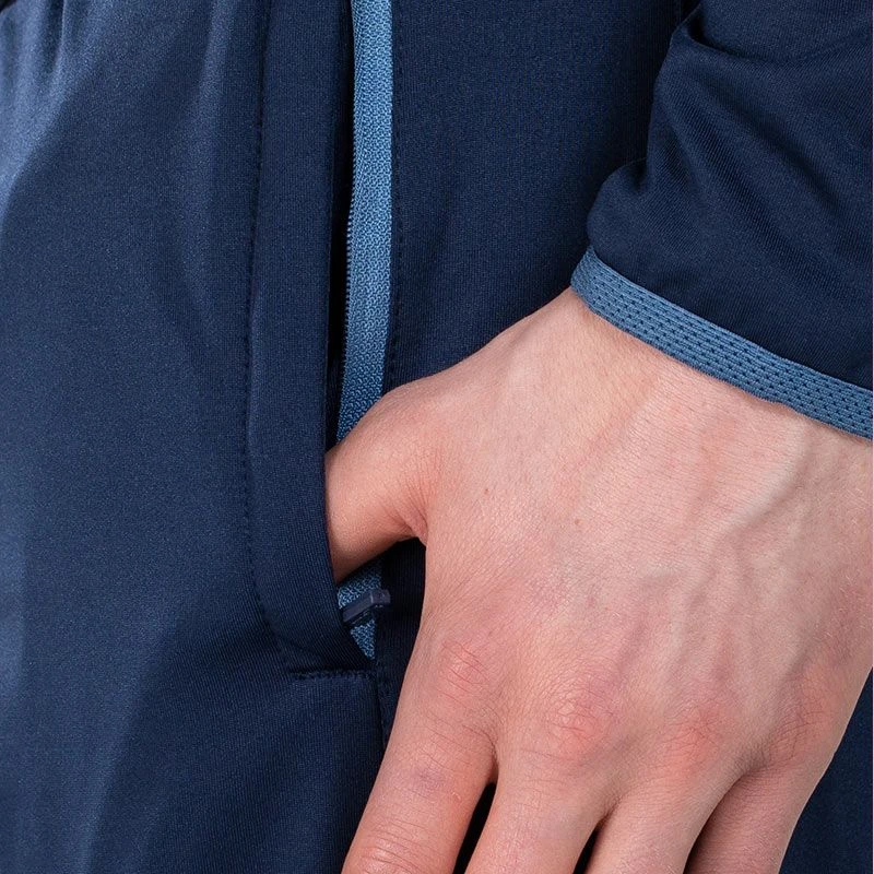 Men's Zack Brushed Skinny Tracksuit Bottoms Marine / Blue / Silver 5 Men's Zack Brushed Skinny Tracksuit Bottoms Marine / Blue / Silver - Image 5