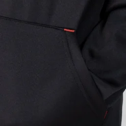 Kids' Cody Hybrid Pullover Hoodie Black / Red / Grey -Sportswear Shop am3a1536