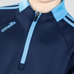 Kids' Ohio Hybrid Half Zip Top Marine / Sky -Sportswear Shop am3a1558