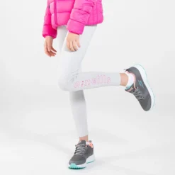 Kids' Katalina Cotton Leggings Grey / Pink