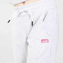 Kids' Katalina Fleece Leisure Bottoms Grey / Pink -Sportswear Shop am3a6365