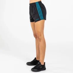 Women's Madison Mourne Shorts Black / Peacock Blue -Sportswear Shop am3a8790
