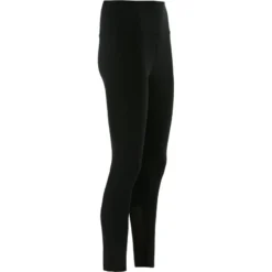 Women's Anya 7/8 Length Leggings Black / Pink -Sportswear Shop anya176 7 8 leggings 25 blk nectar pink 2