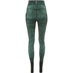 Women's Arabella 7/8 Length Tights Green / Gold -Sportswear Shop arabella 176 7 8 lenght tights 25 grn gold quak 3