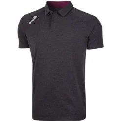 Kids' Aspen Polo Marl Black / Maroon