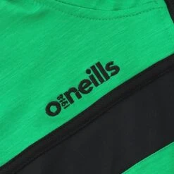 Kids' Auckland Brushed Half Zip Top Green / Black -Sportswear Shop auckland 122 hz brush top mel tl emer blk 2s 3