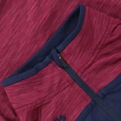 Men's Auckland Brushed Half Zip Top Maroon / Marine -Sportswear Shop auckland 122 hz brush top mel tl maroon marine 2s 5