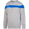 Kids' Auckland Fleece Crew Neck Sweatshirt Grey / Royal / White