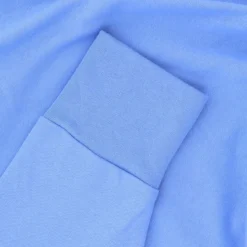 Women's Avelina Cropped Hooded Top Blue -Sportswear Shop avelina 281 flc crop hoodie cornflower 5