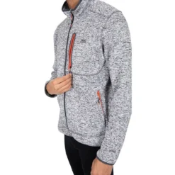 Trespass Men's Bingham Fleece Jacket Grey Marl -Sportswear Shop bingham maflfln20004 grm m07 copy