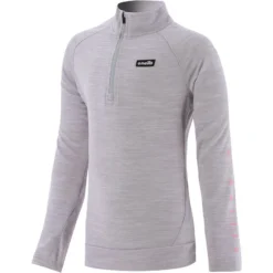 Kids' Carrie Half Zip Midlayer Top Silver / Black